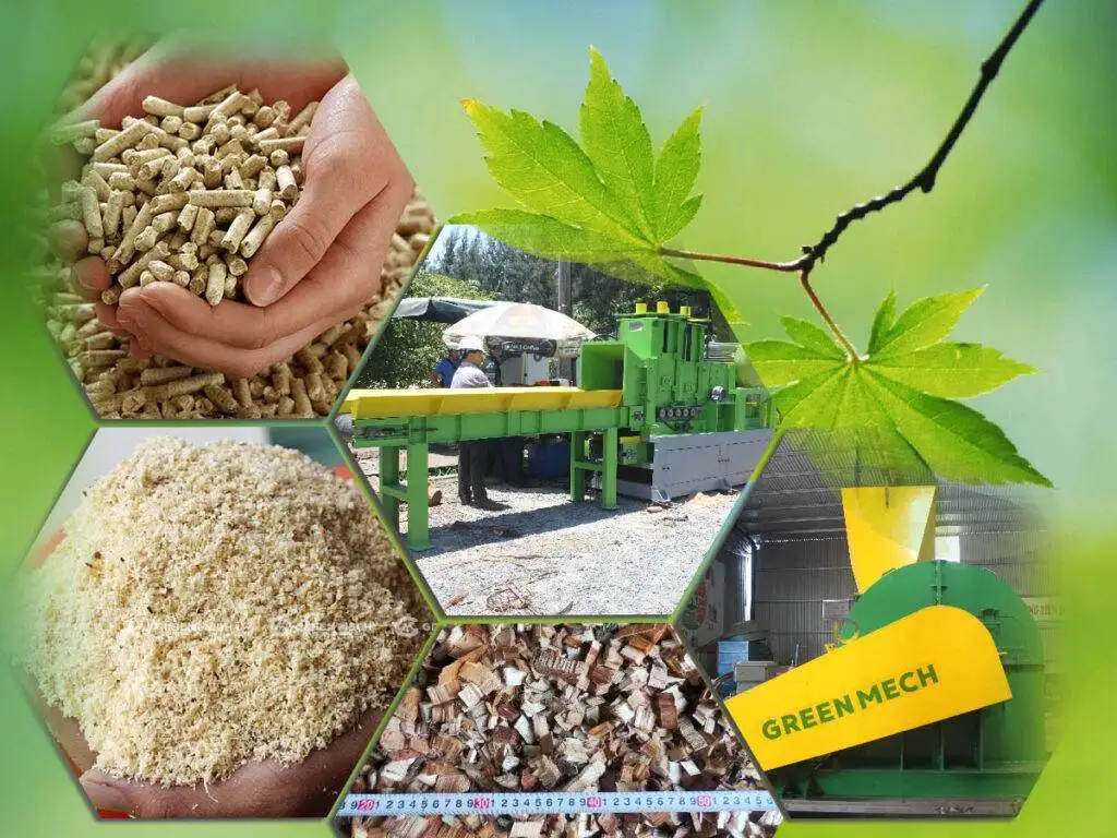 TRANG CHÍNH Máy Băm Nghiền Gỗ Green Mech