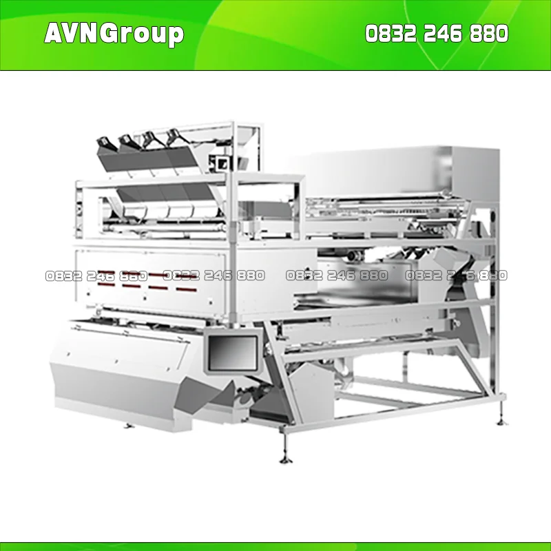 Máy Bắn Màu Hạt Điều Nhân Trắng 2 Tầng