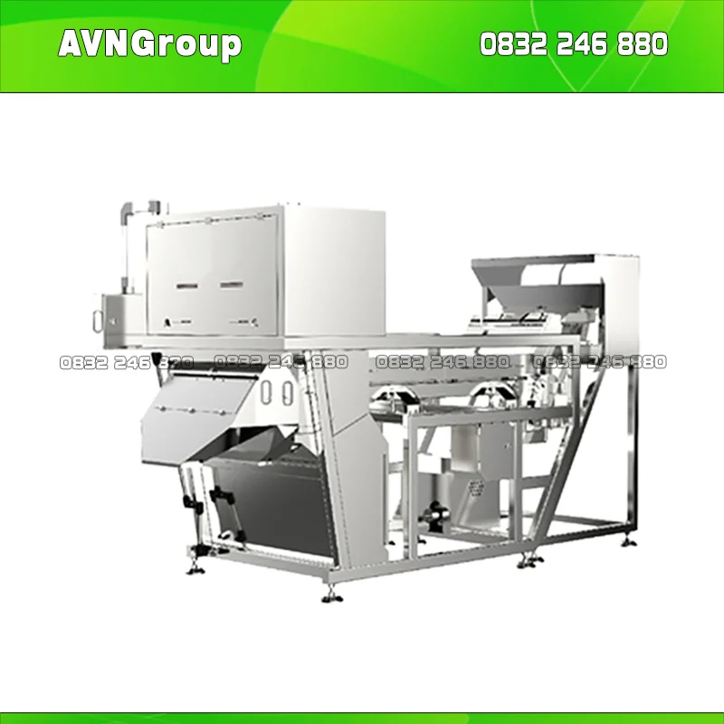 Máy Bắn Màu Hạt Điều Nhân Trắng 2 Máng