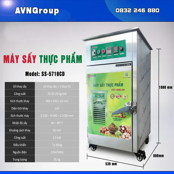 Máy Sấy Thực Phẩm